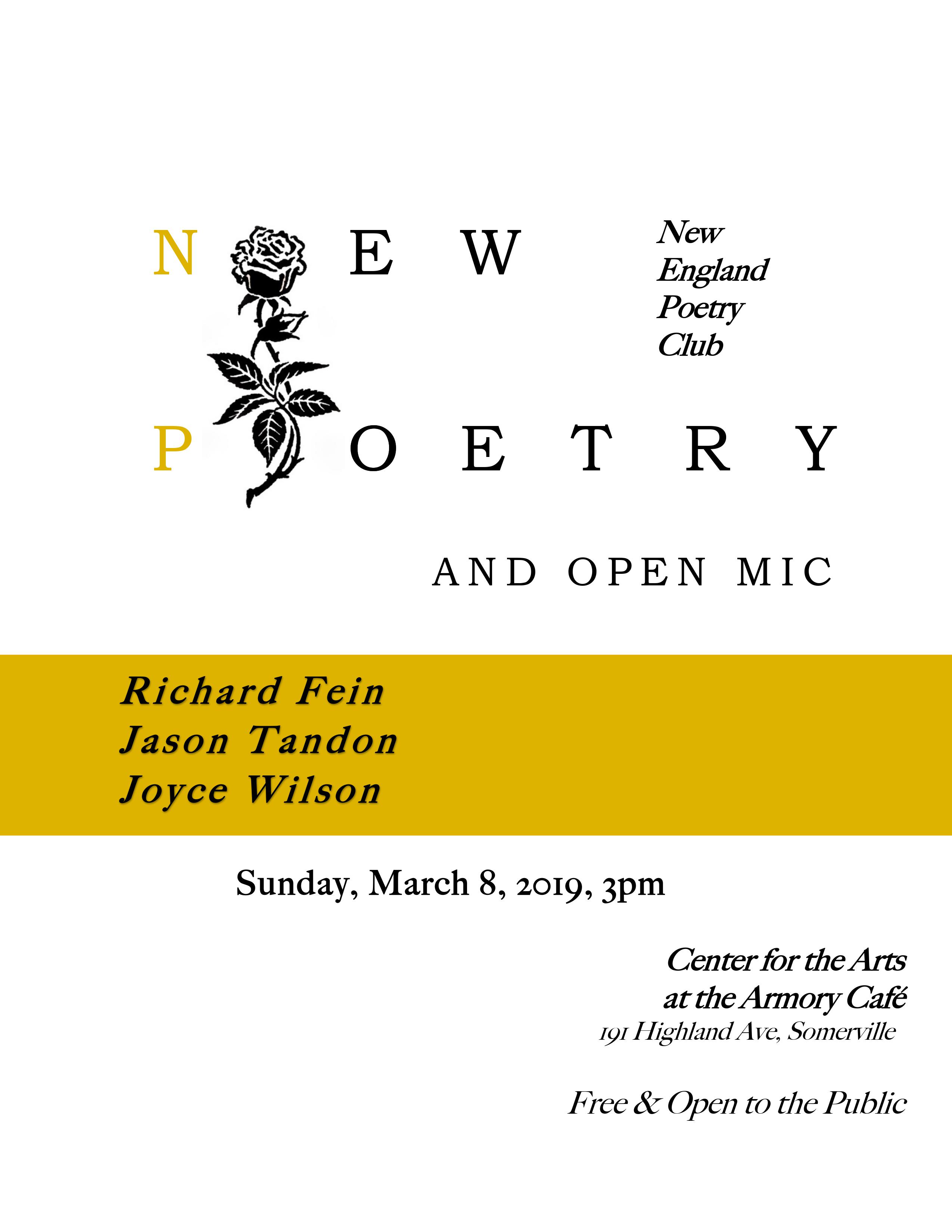 New Poetry Revised March 2020